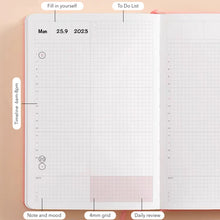 Load image into Gallery viewer, Paperideas 365 Days Planner Hobonichi Techo A5 Hard Cover Notebook bullet journal