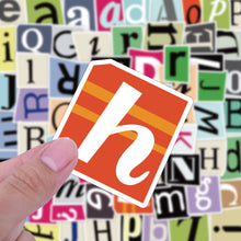 Load image into Gallery viewer, Alphabet Stickers 100pcs bullet journal scrapbook planner stickers letters