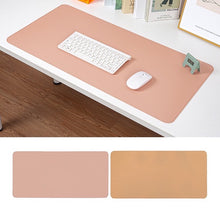 Load image into Gallery viewer, Desk Mat 80x40cm Vegan Leather Mouse Pad large computer office desk protection pink