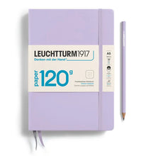 Load image into Gallery viewer, Leuchtturm1917 120gsm Edition A5 Medium Dotted Notebook lilac purple bullet journal notebook