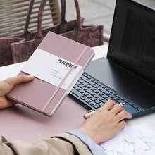 Load image into Gallery viewer, PAPERIDEAS Bullet Journal A5 Dotted Notebook Numbered Pages light mauve planner