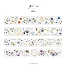 Load image into Gallery viewer, Pion PET Tape | Lace flower sticker creative journaling scrapbooking bullet journal planner sticker