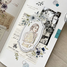 Load image into Gallery viewer, Pion PET Tape | Lace flower sticker creative journaling scrapbooking bullet journal planner sticker