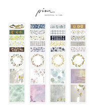 Load image into Gallery viewer, Pion PET Tape | Meet You floral sticker creative journaling scrapbooking bullet journal planner sticker