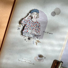 Load image into Gallery viewer, Pion paper tape background sticker creative journaling scrapbooking bullet journal planner sticker