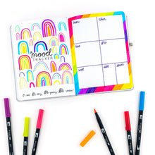 Load image into Gallery viewer, Tombow ABT Dual Brush 10 Colour Set Bright bullet journal highlighter