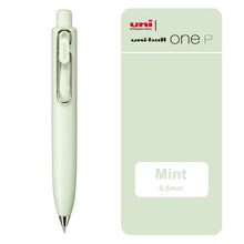 Load image into Gallery viewer, Uni-ball One P Gel Pen mint 0.5mm Black Ink everyday writing gel pens