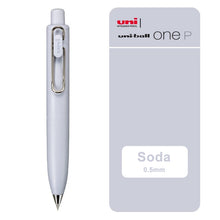 Load image into Gallery viewer, Uni-ball One P Gel Pen soda 0.5mm Black Ink everyday writing gel pens