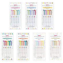 Load image into Gallery viewer, Zebra Mildliner Highlighter 35 Colours Full Set bullet journal markers