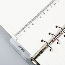 Load image into Gallery viewer, A5 Loose Leaf Ruler Divider 20cm soft plastic
