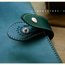Load image into Gallery viewer, loose leaf notebook slim B6 vegan leather benz store bullet journal diary traveller's notebook Filofax