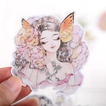 Load image into Gallery viewer, Butterfly Fairies Stickers bujo sticker scrapbook sticker planner sticker hobonichi