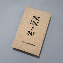 Load image into Gallery viewer, one line a day some lines a day journal 5 year memory book lined notebook