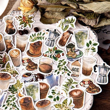 Load image into Gallery viewer, coffee-sticker-46pcs bullet journal scrapbook stickers creative journaling