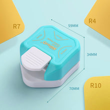 Load image into Gallery viewer, KW-trio 3-Way Corner Punch | R4/R7/R10 3-in-1 Corner Rounder BLUE