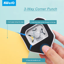 Load image into Gallery viewer, KW-trio 3-Way Corner Punch | R4/R7/R10 3-in-1 Corner Rounder scrapbook tool pink