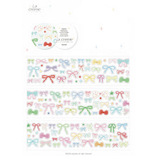 Load image into Gallery viewer, cute washi tape Lacreme coquette bows washi tapes kiss-cut pre-cut bullet journal scrapbook planner sticker