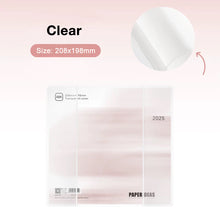 Load image into Gallery viewer, 2026 Paperideas Weeks Planner weekly and monthly planne hobonichi 2026 planner pvc cover clear