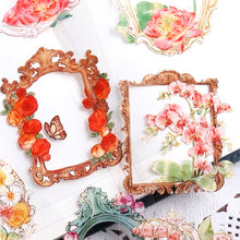 Load image into Gallery viewer, PET Tape Flower Window bujo sticker scrapbook planner washi tape