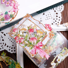 Load image into Gallery viewer, PET Tape Flower Window bujo sticker scrapbook planner washi tape