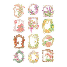 Load image into Gallery viewer, PET Tape Flower Window bujo sticker scrapbook planner washi tape