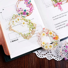 Load image into Gallery viewer, PET Tape Flower Window bujo sticker scrapbook planner washi tape