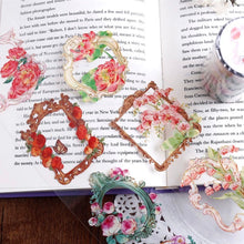 Load image into Gallery viewer, PET Tape Flower Window bujo sticker scrapbook planner washi tape