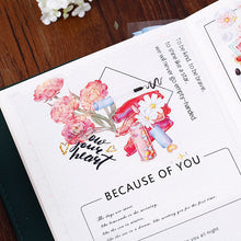 Load image into Gallery viewer, PET Tape Makeup Collection bujo sticker scrapbook planner washi tape