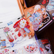 Load image into Gallery viewer, PET Tape Makeup Collection bujo sticker scrapbook planner washi tape