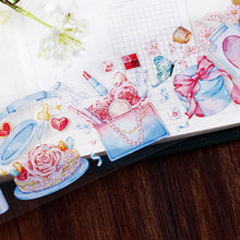 Load image into Gallery viewer, PET Tape Makeup Collection bujo sticker scrapbook planner washi tape