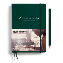 Load image into Gallery viewer, Leuchtturm1917 SOME LINES A DAY | 5 YEAR MEMORY BOOK Medium A5 new colours forest green