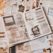 Load image into Gallery viewer, sticker-book-fragment-collector-40-sheets scrapbook bullet journal stickers creative journaling
