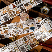 Load image into Gallery viewer, Washi Tape | Vintage Museum scrapbook journal