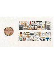Load image into Gallery viewer, Washi Tape | Vintage Museum scrapbook journal