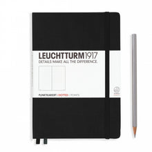 Load image into Gallery viewer, Leuchtturm1917 Dotted Notebook Medium A5 Bullet Journal Black