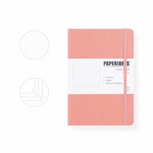 Load image into Gallery viewer, PAPERIDEAS Bullet Journal A5 Dotted Notebook Numbered Pages Peach Pink