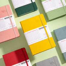 Load image into Gallery viewer, Paperideas 18 Month Timeline Weekly Planner A5 Hard Cover Notebook hobonichi