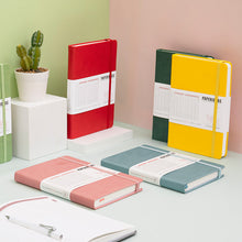 Load image into Gallery viewer, Paperideas 18 Month Timeline Weekly Planner A5 Hard Cover Notebook hobonichi