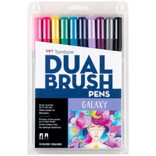 Load image into Gallery viewer, Tombow_ABT_Dual_Brush_Pen_10_Color_Set_Galaxy_new bullet journal pens