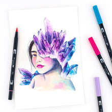 Load image into Gallery viewer, Tombow_ABT_Dual_Brush_Pen_10_Color_Set_Galaxy_new bullet journal pens