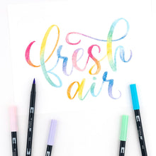 Load image into Gallery viewer, Tombow ABT Dual Brush Pen 10 Color Set Pastel new bullet journal pens markers