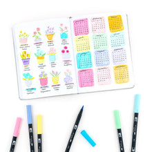 Load image into Gallery viewer, Tombow ABT Dual Brush Pen 10 Color Set Pastel new bullet journal pens markers