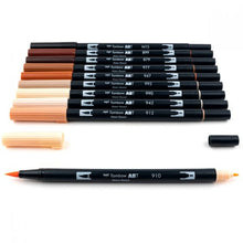 Load image into Gallery viewer, Tombow ABT Dual Brush 10 Colour Set Portrait