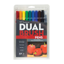 Load image into Gallery viewer, Tombow ABT Dual Brush 10 Colour Set Primary bullet journal brush