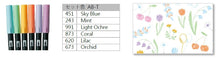 Load image into Gallery viewer, tombow dual brush pens 6 set fancy bullet journal lettering calligraphy drawing crafting
