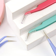 Load image into Gallery viewer, scrapbook tweezer straight point curved point bullet journal accesories