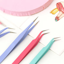 Load image into Gallery viewer, scrapbook tweezer straight point curved point bullet journal accesories
