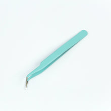 Load image into Gallery viewer, scrapbook tweezer straight point curved point bullet journal accesories craft tools turquoise
