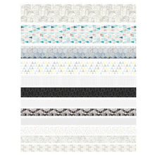 Load image into Gallery viewer, Washi Tape Black n White Geometric Bullet Journal Decoration Scrapbooking Set of 12