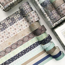 Load image into Gallery viewer, Washi Tape Bohemian Style Bullet Journal Decoration Scrapbooking Set of 12